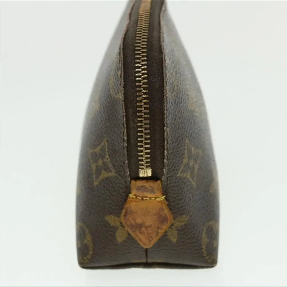 LOUIS VUITTON Monogram Pochette Cosmetic PM Cosmetic Pouch M47515 LV Auth 50453